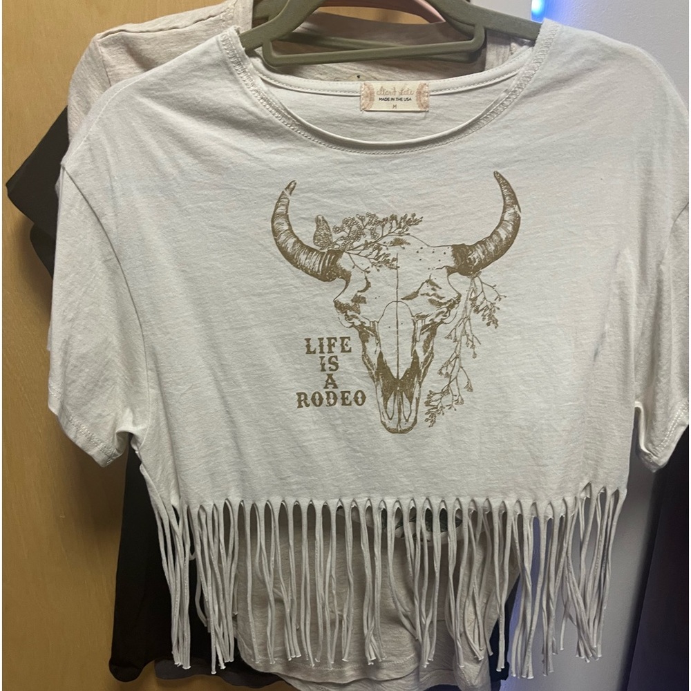 Cropped western top